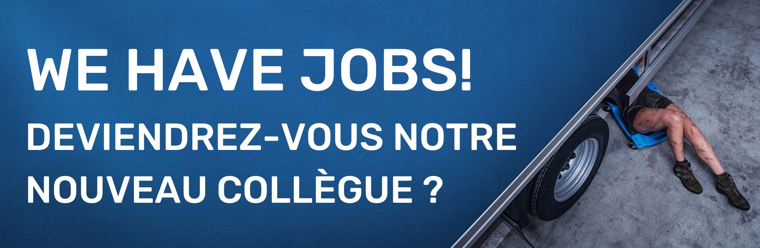 ALUMAC offres d'emploi banner 'we have jobs'