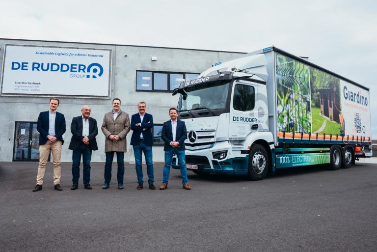 Premier camion électrique pour Group De Rudder