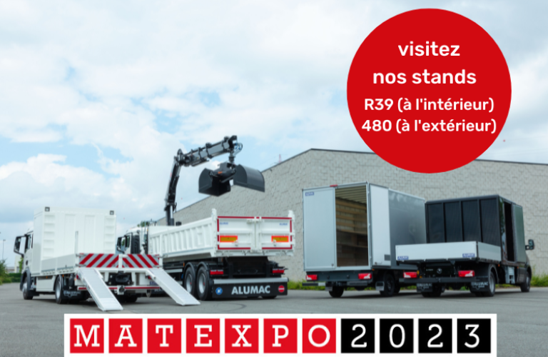 Visitez nous à MATEXPO 2023 - stands R39 & 480
