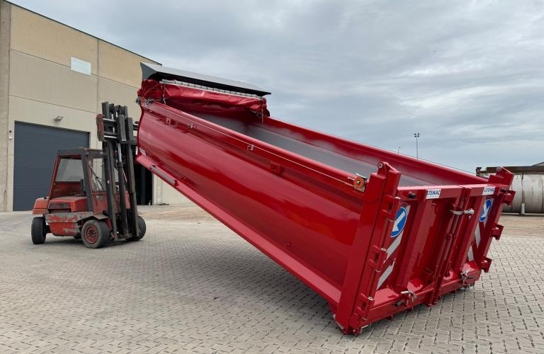 Conteneur de terrassement Hardox New Generation - version rouge
