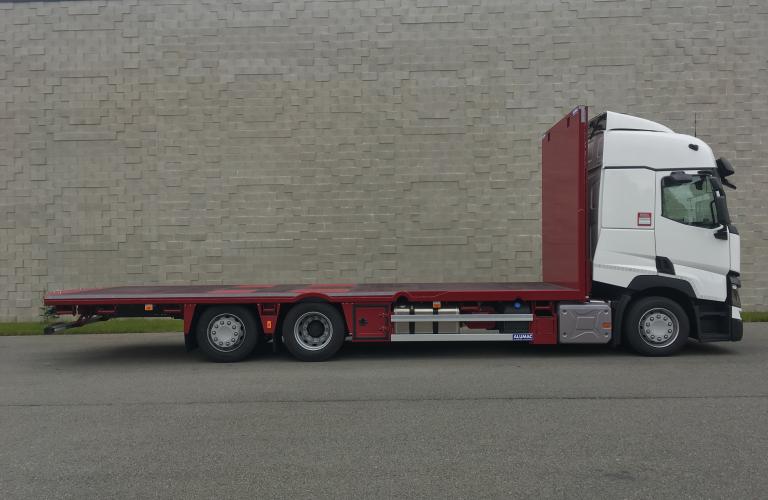 Plateforme pour le transport de lin