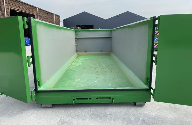 Slibcontainers: vloeibaar of droog slib | carrosseriebouw ASTEMAC