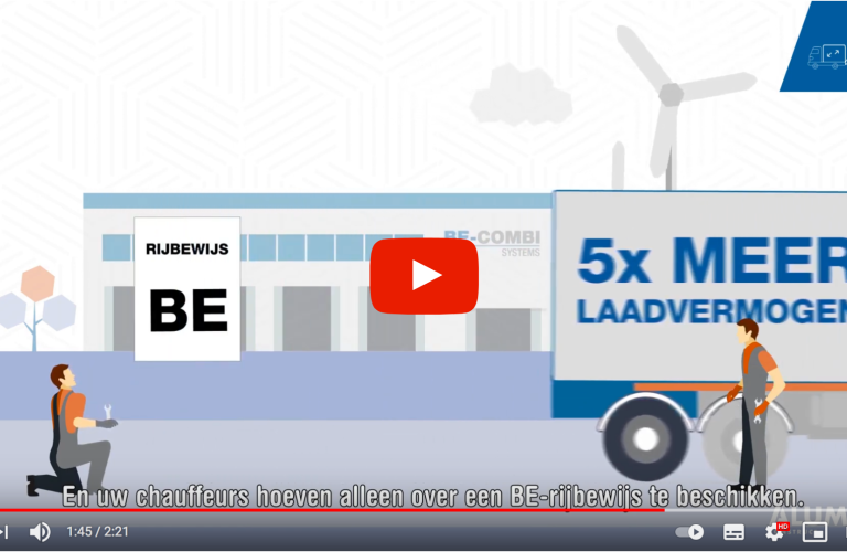 BE-Combi 3500PLUS systeem: tot 5x meer laadvermogen